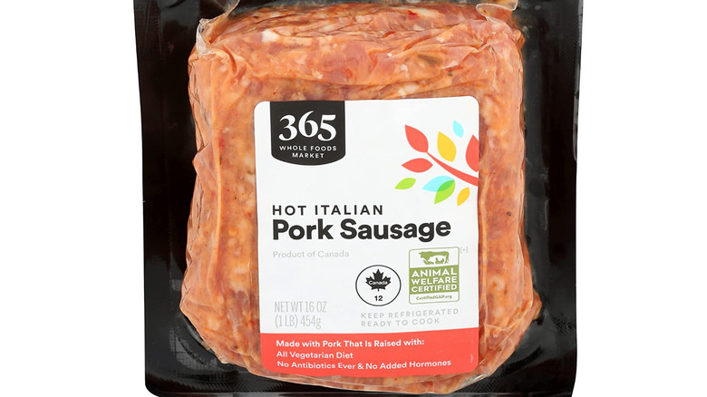 365 hot Italian pork sausage