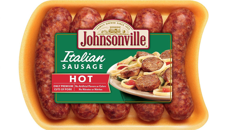 Johnsonville hot Italian sausage