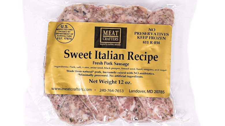 MeatCrafters sweet italian sausage