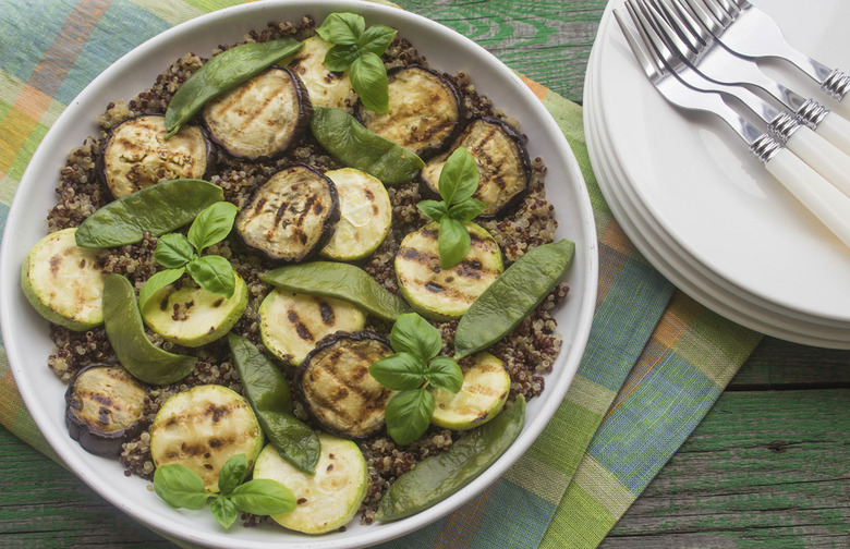 Grilled Eggplant and Quinoa Salad