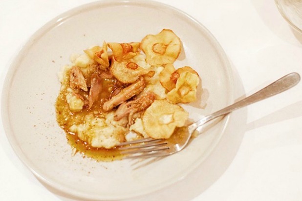 James Lowe and Isaac McHale's Pheasant, Parsnip, Oats, and Caraway at Young Turks at Ten Bells (London)