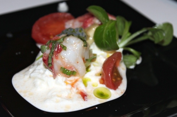 Lobster with Burrata