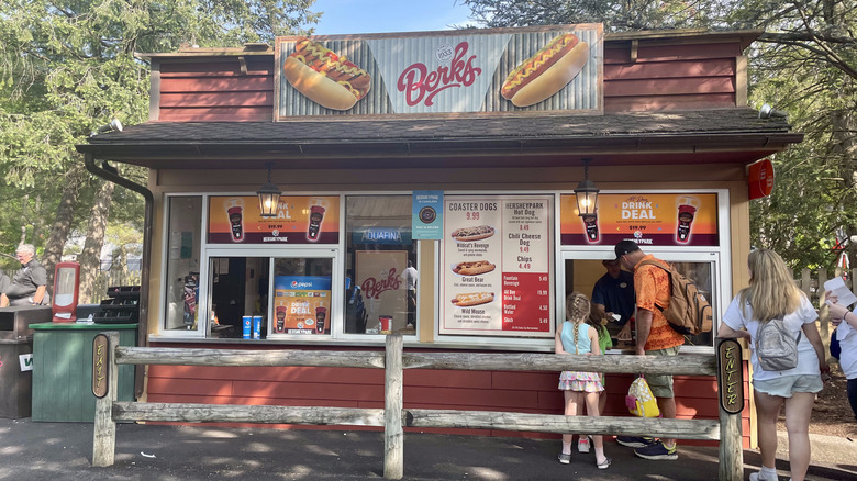 Berks hot dog stand exterior