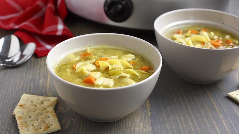 Slow Cooker Chicken Noodle Soup