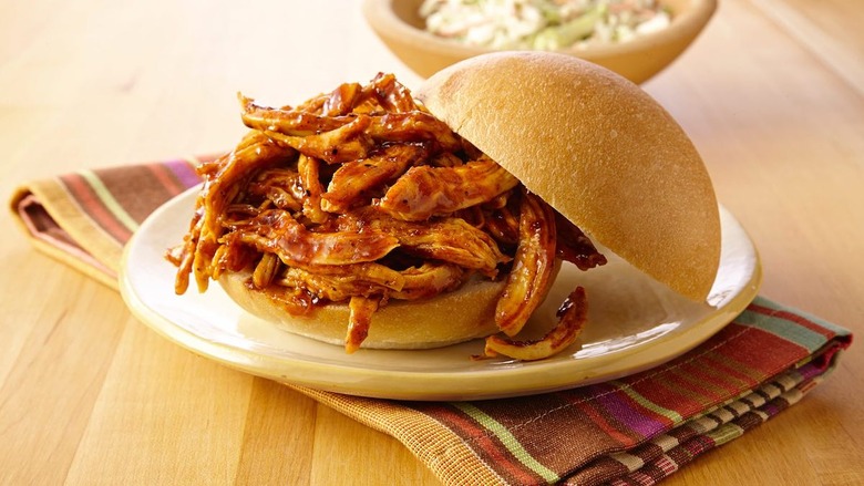 Slow Cooker BBQ Pulled Chicken