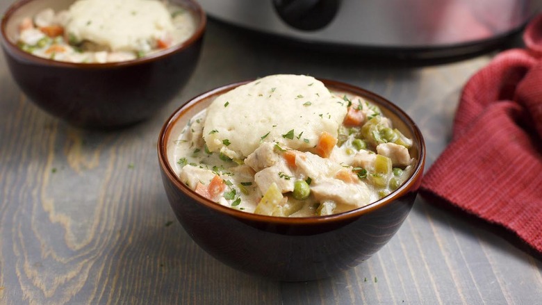 Slow Cooker Chicken Pot Pie