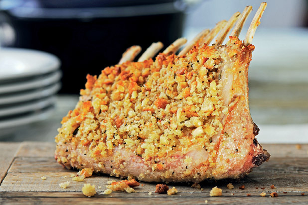 Pine Nut and Rosemary Crusted Lamb