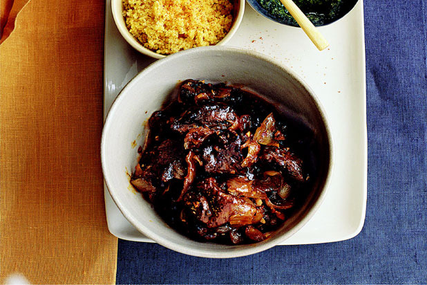 Moroccan Lamb Casserole with Mint Dressing