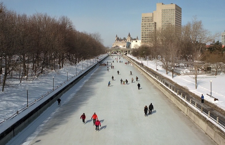 Rideau Canal Skateway, Ottawa, Canada