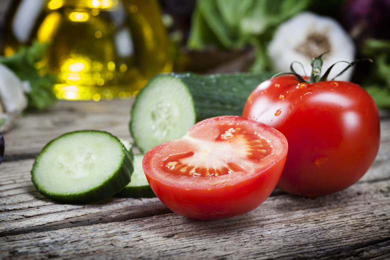 Tomato and Cucumber Lunch