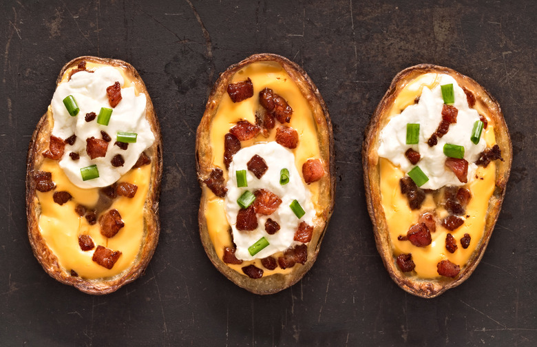 Fancy Potato Skins with Chorizo