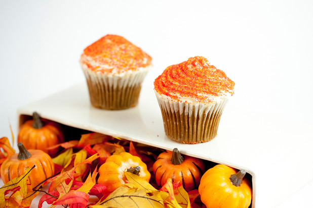 Pumpkin Cupcakes with Cream Cheese Icing Recipe