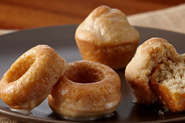 Mini Baked Pumpkin Pie Spice Donuts with Vanilla Glaze Recipe