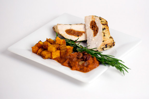 Pumpkin Stuffed Chicken Breast Recipe