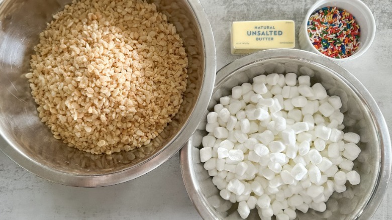 ingredients for rice krispies treats