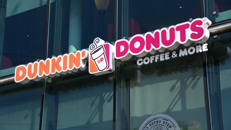 Dunkin' Donuts storefront and signage