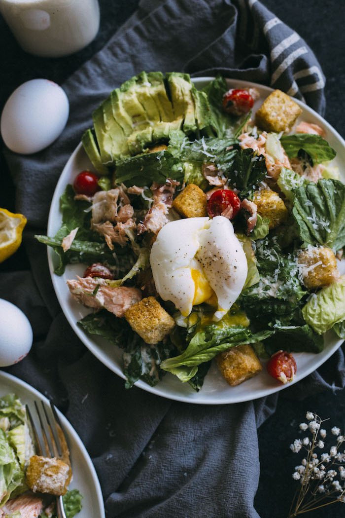 BLT Salmon Caesar Salad