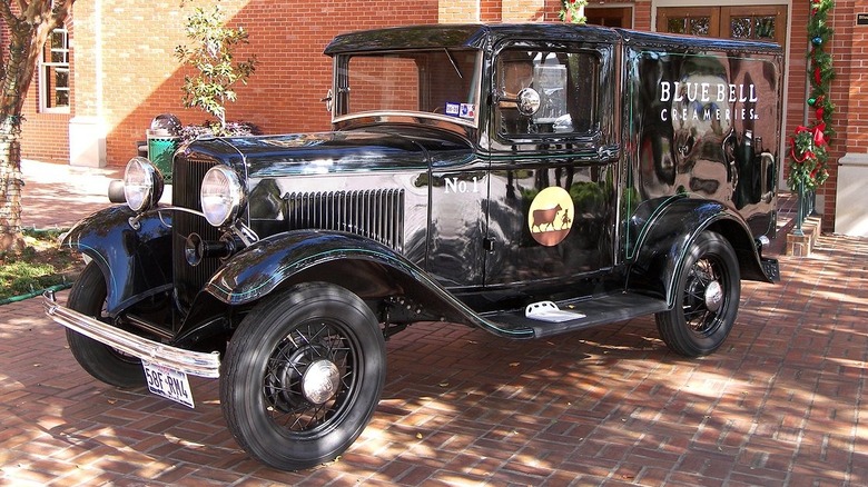 Blue Bell Creameries delivery car