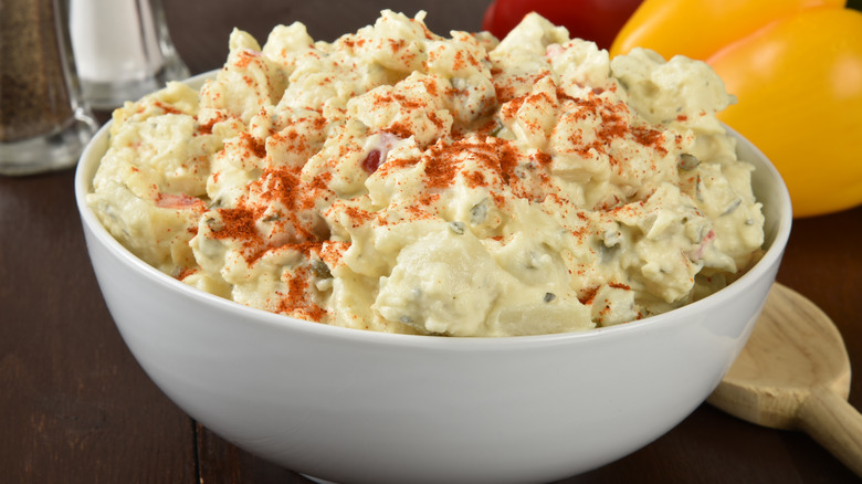 Bowl of potato salad