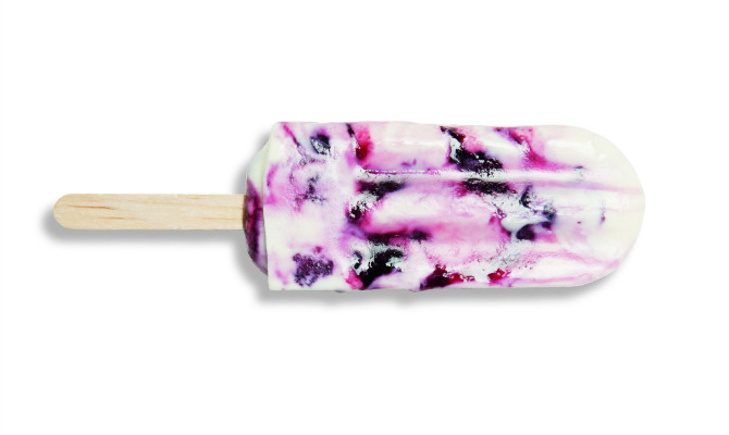 Blueberry & Yogurt Ice Pops