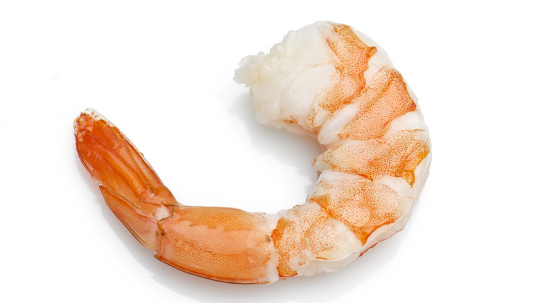 Single cooked shrimp