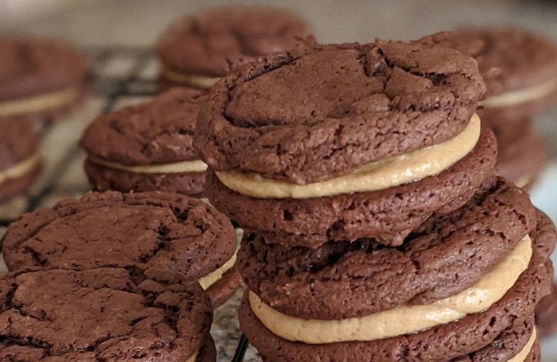 Chocolate Peanut Butter Sandwich Cookies