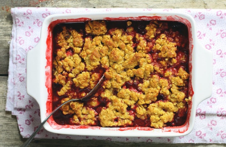 Tart Cherry Dump Cake 