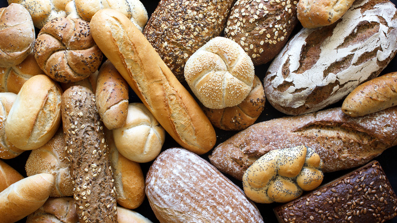 various types of bread