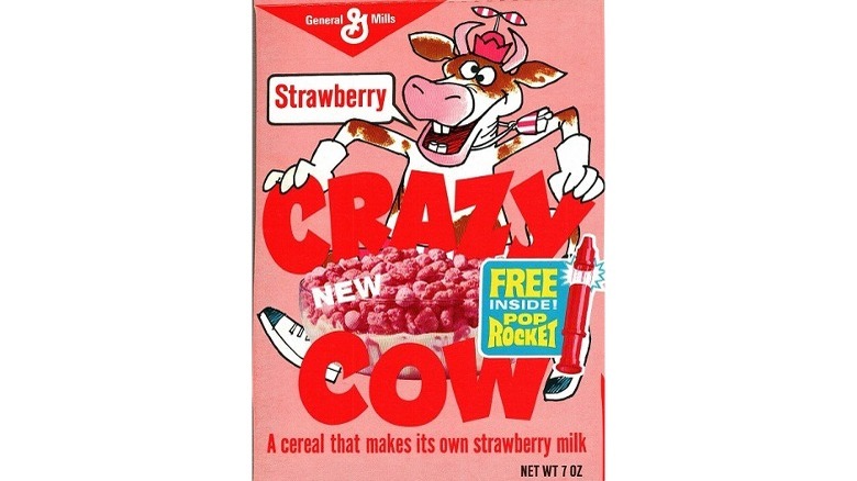 Crazy Cow cereal box