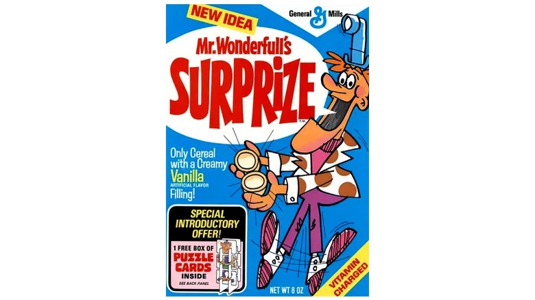Mr. Wonderfull's Surprize cereal box