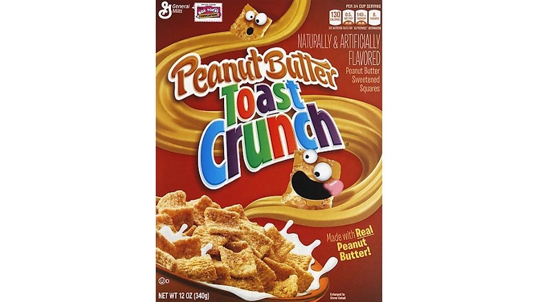 Peanut Butter Toast Crunch cereal box
