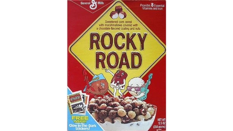 Rocky Road Cereal box
