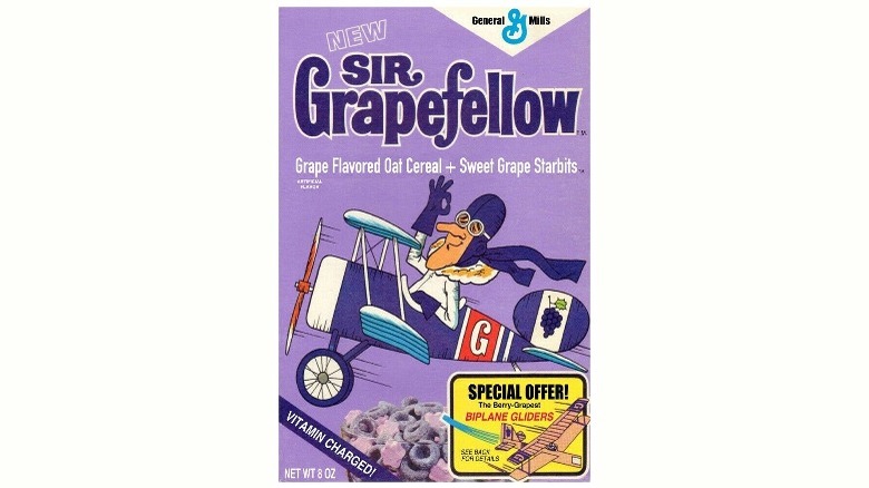 Sir Grapefellow cereal box