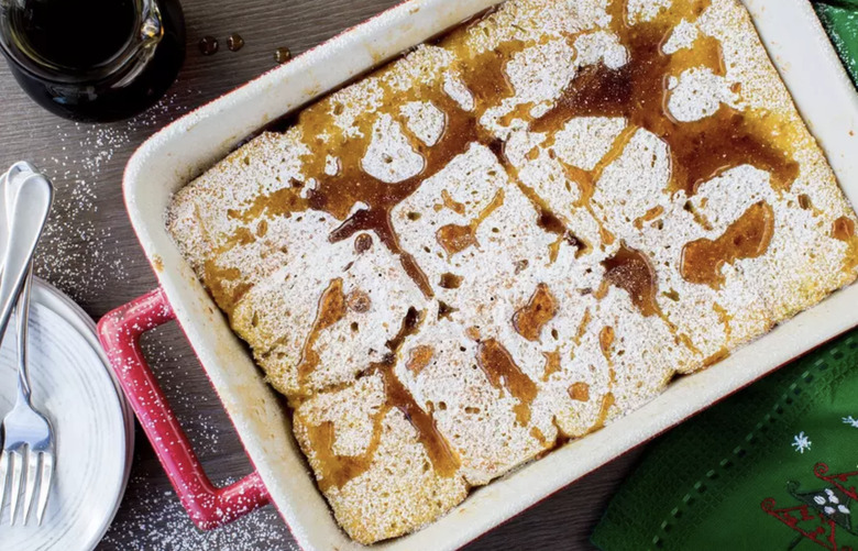 Overnight Eggnog French Toast Casserole