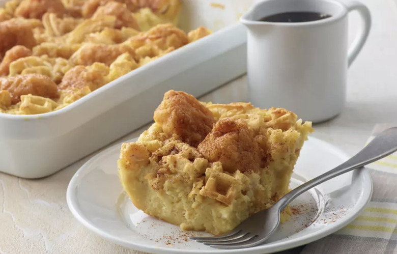 Chicken and Waffle Breakfast Casserole