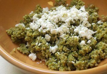 Broccoli Pesto and Cous Cous