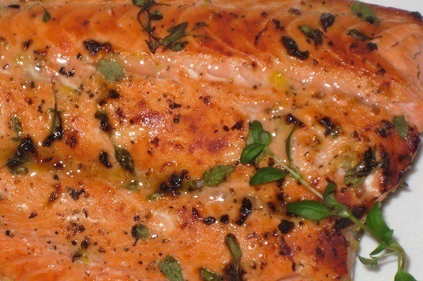 Broiled Salmon