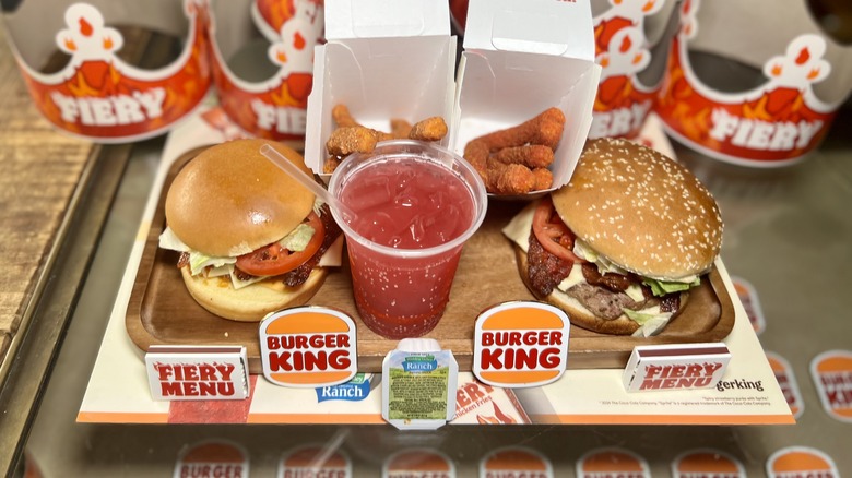 Burger King's Fiery Menu