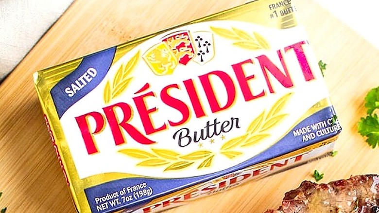 salted butter by Président