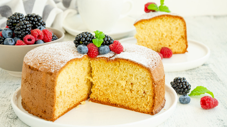 vanilla sponge cake