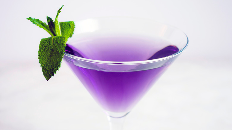 purple empress gin cocktail