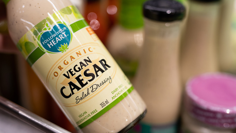 bottled vegan caesar dressing