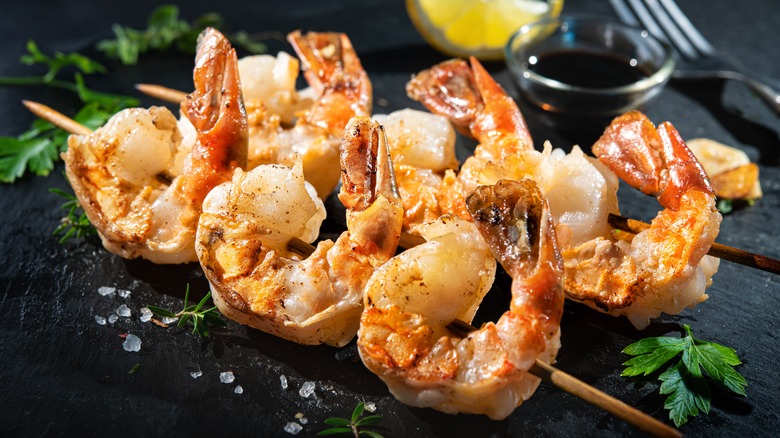 shrimp skewers