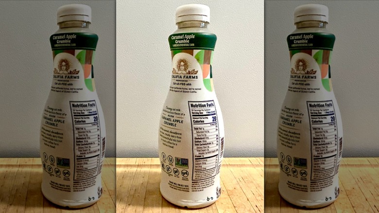 Nutritional label for Caramel Apple Crumble Creamer