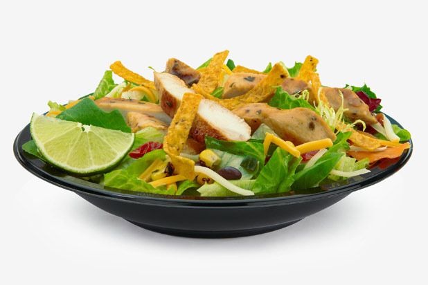 20) McDonald's, Southwest Chicken Salad, $4.79 (38.3 minutes)