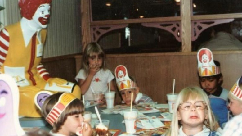 McDonald's party in the 1980s