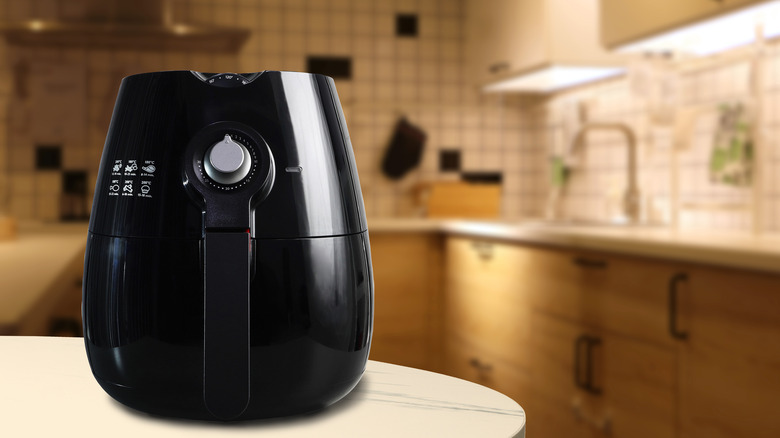 Air fryer on a kitchen counter