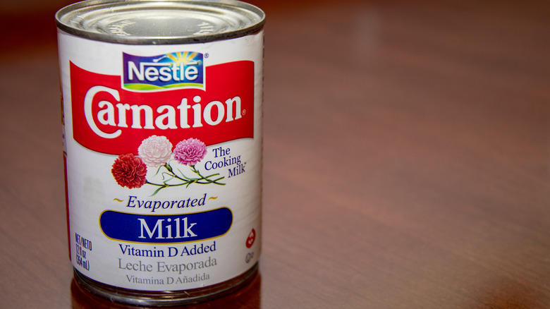 Nestlé can of evaporated milk