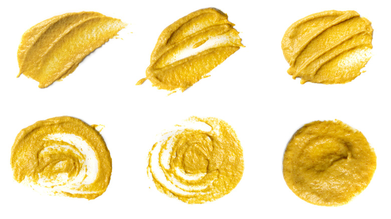 A diagram of mustard types