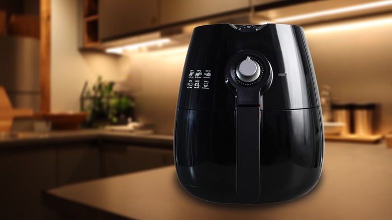 Air fryer in kitchen